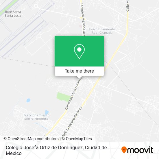 Colegio Josefa Ortiz de Domínguez map