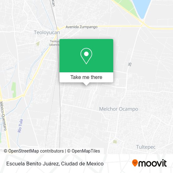 Mapa de Escuela Benito Juárez