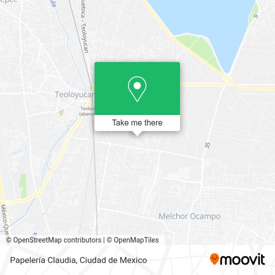 Mapa de Papelería Claudia