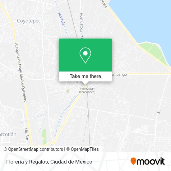 Mapa de Florería y Regalos