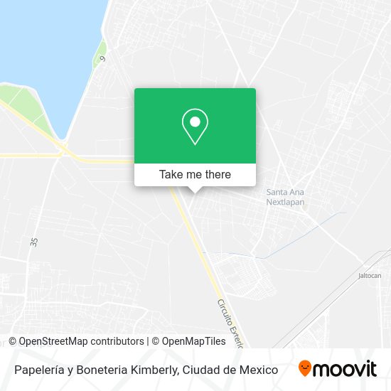 Mapa de Papelería y Boneteria Kimberly