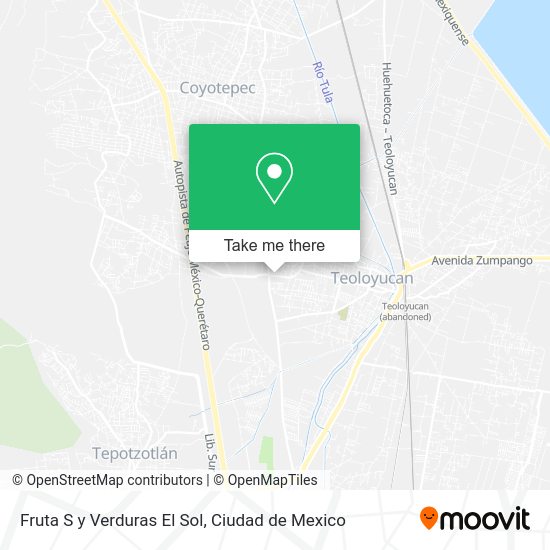 Mapa de Fruta S y Verduras El Sol