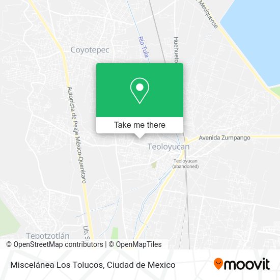 Miscelánea Los Tolucos map