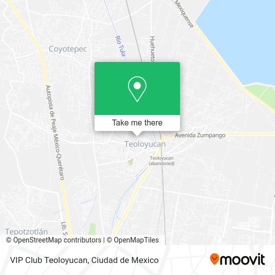 VIP Club Teoloyucan map