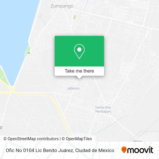 Mapa de Ofic No 0104 Lic Benito Juárez
