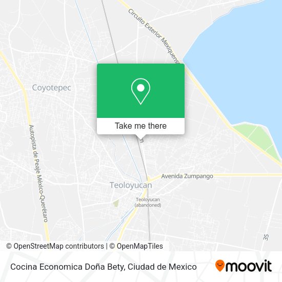Cocina Economica Doña Bety map
