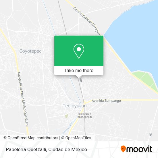 Papelería Quetzalli map