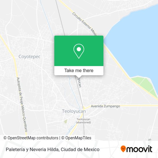 Paletería y Neveria Hilda map