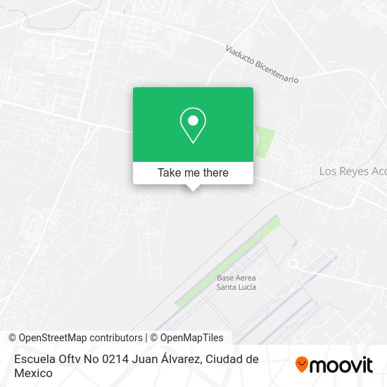 Mapa de Escuela Oftv No 0214 Juan Álvarez