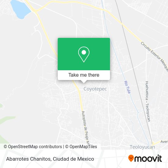 Abarrotes Chanitos map