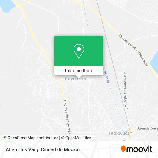 Abarrotes Vany map