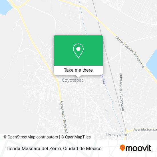 Mapa de Tienda Mascara del Zorro