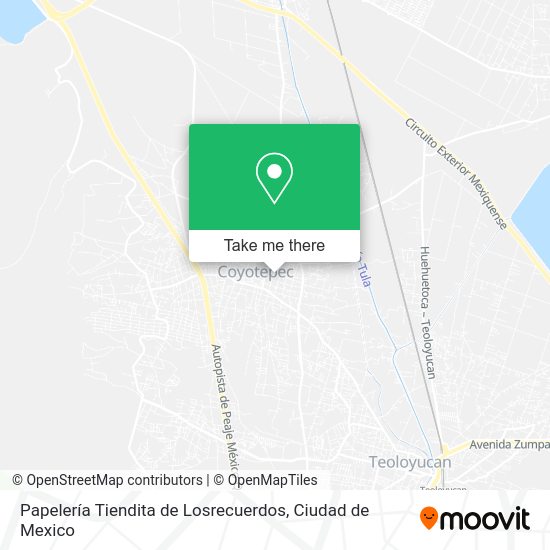 Mapa de Papelería Tiendita de Losrecuerdos