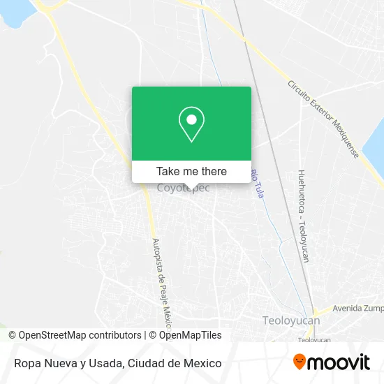 Ropa Nueva y Usada map