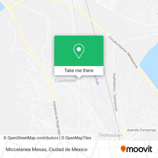 Miccelanea Mesas map