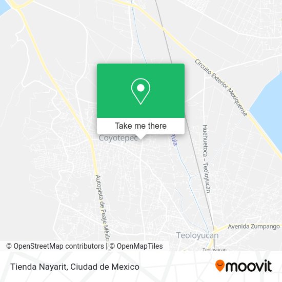 Tienda Nayarit map
