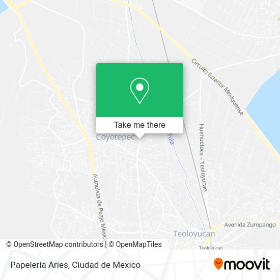 Papelería Aries map