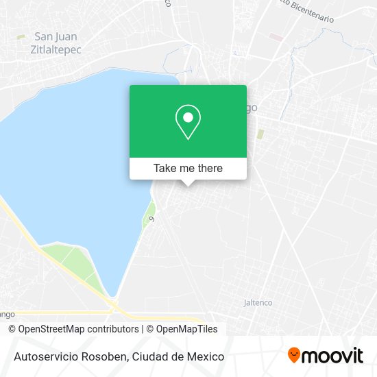 Autoservicio Rosoben map