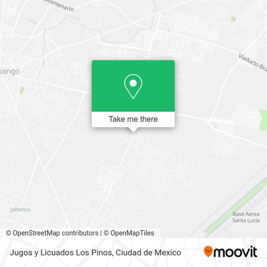 Mapa de Jugos y Licuados Los Pinos