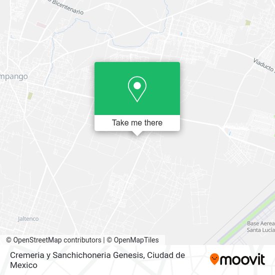 Mapa de Cremeria y Sanchichoneria Genesis