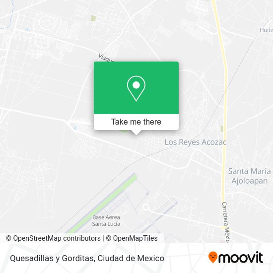 Mapa de Quesadillas y Gorditas