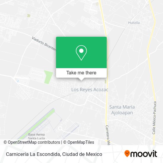 Carnicería La Escondida map