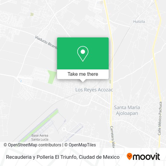 Recauderia y Pollería El Triunfo map