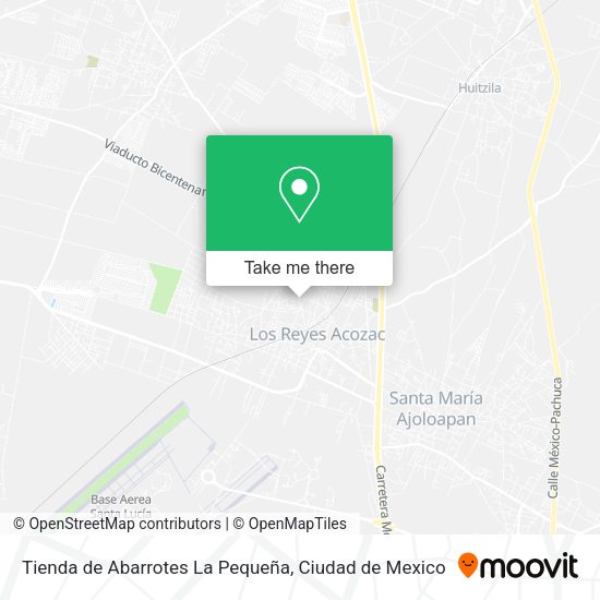 Tienda de Abarrotes La Pequeña map