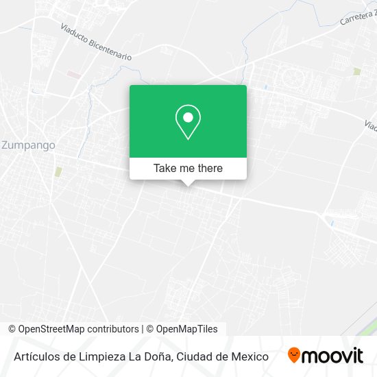 Artículos de Limpieza La Doña map