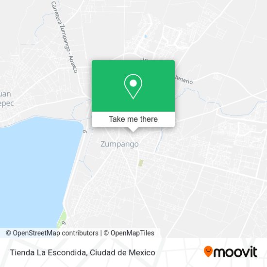 Tienda La Escondida map