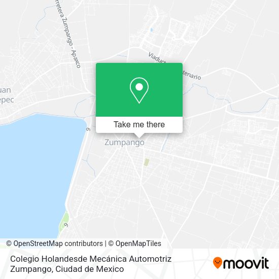 Colegio Holandesde Mecánica Automotriz Zumpango map