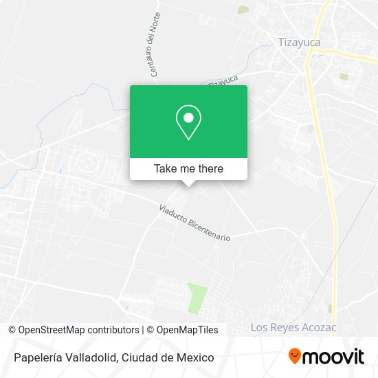 Mapa de Papelería Valladolid