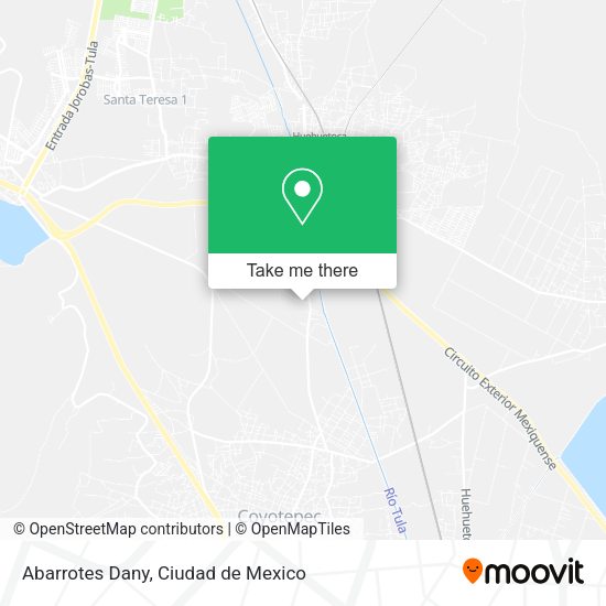 Abarrotes Dany map