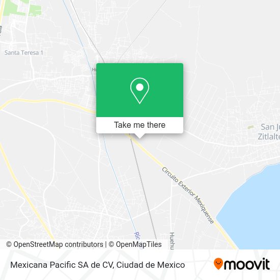 Mapa de Mexicana Pacific SA de CV