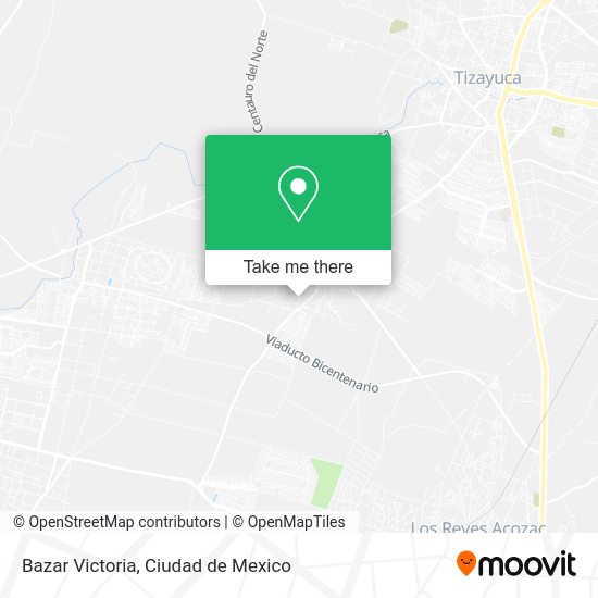 Bazar Victoria map