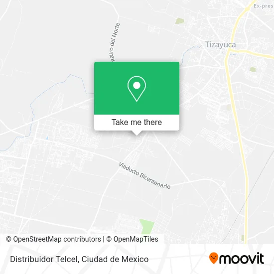 Distribuidor Telcel map