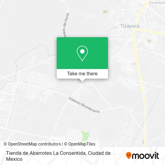 Mapa de Tienda de Abarrotes La Consentida