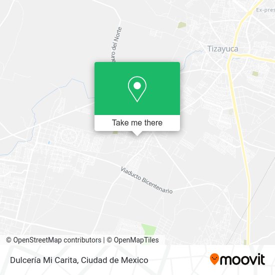 Mapa de Dulcería Mi Carita