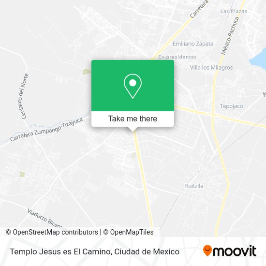 Templo Jesus es El Camino map