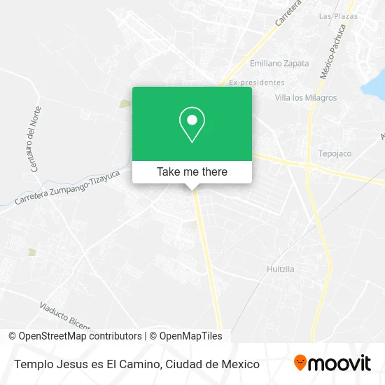 Templo Jesus es El Camino map