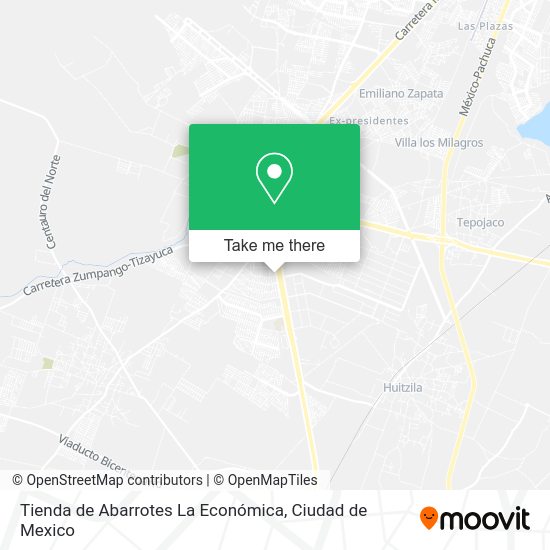 Tienda de Abarrotes La Económica map