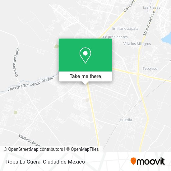 Ropa La Guera map