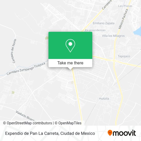 Expendio de Pan La Carreta map
