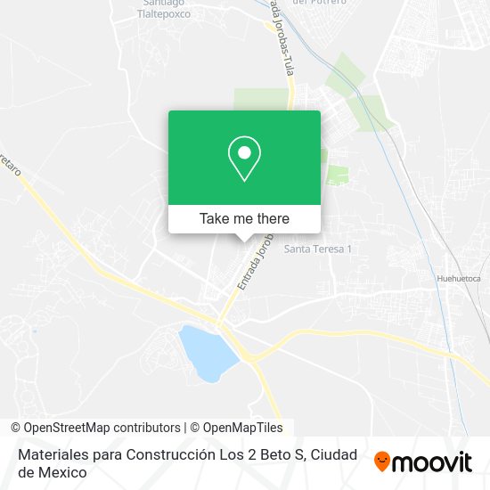 Mapa de Materiales para Construcción Los 2 Beto S