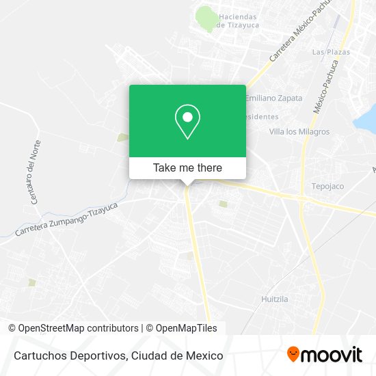Cartuchos Deportivos map
