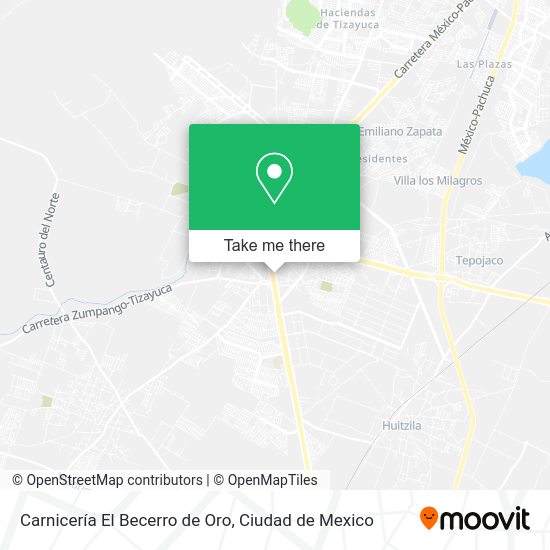 Mapa de Carnicería El Becerro de Oro