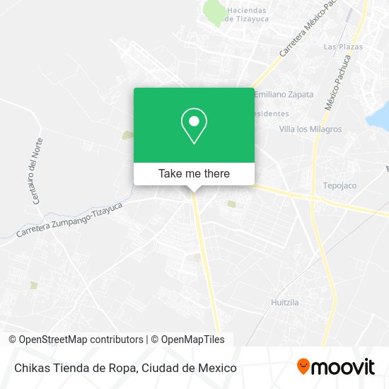 Chikas Tienda de Ropa map