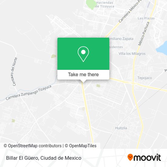 Mapa de Billar El Güero