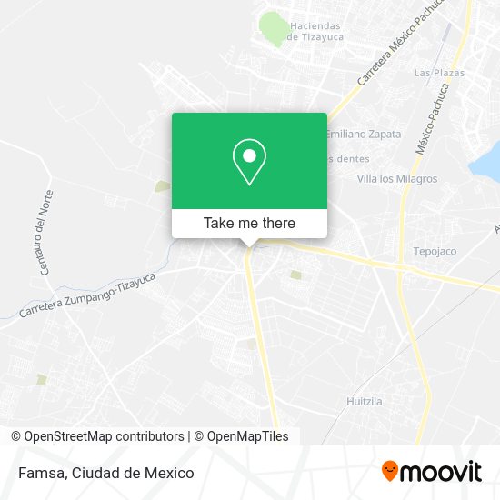 Mapa de Famsa