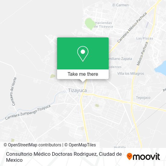 Mapa de Consultorio Médico Doctoras Rodriguez